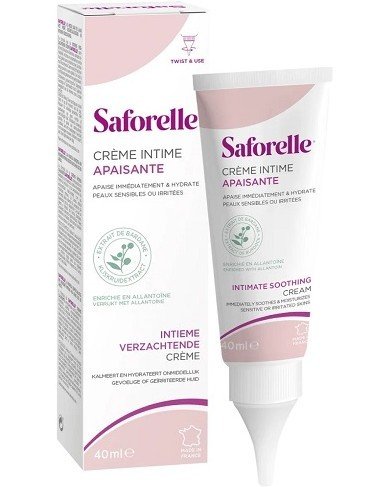 SAFORELLE CREME APAISANTE PEAUX SENSIBLES OU IRRITEES 40ML 1 saforelle creme apaisante peaux sensibles ou irritees ml
