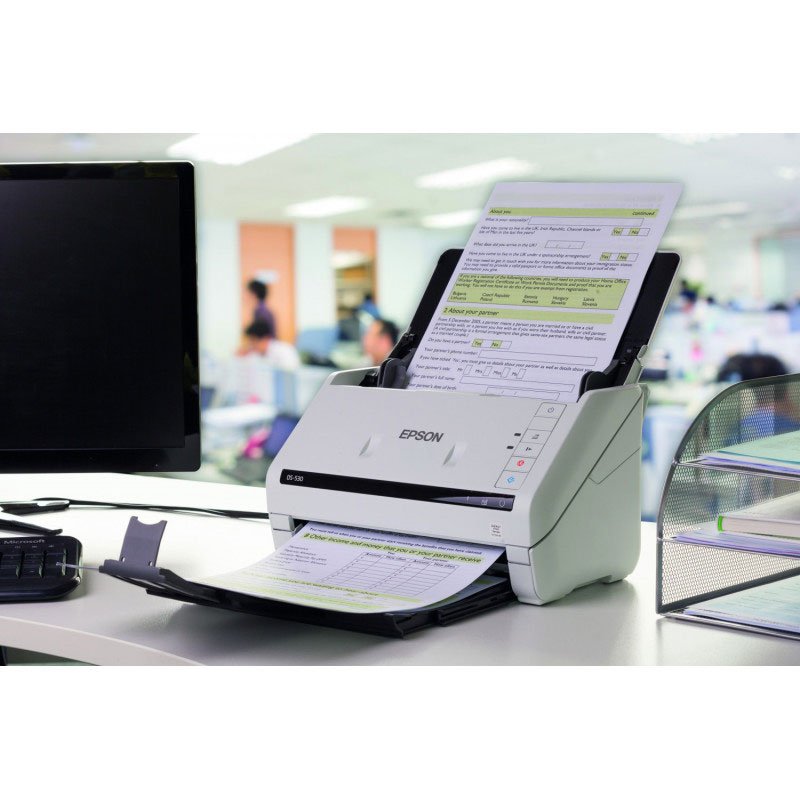 Scanner à Défilement EPSON WorkForce DS-770 A4 Recto-Verso 4 scanner d filement epson workforce ds a recto verso bbba