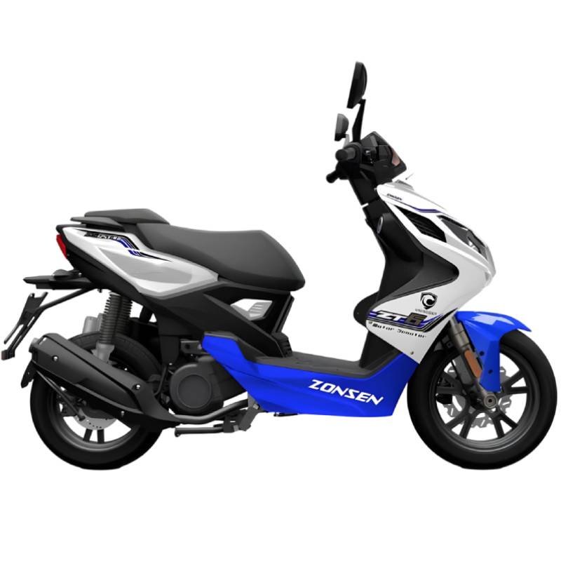 Scooter à Essence UNISCOOT ZONSEN ZT6 125CC - Bleu 2 scooter a essence uniscoot zonsen zt cc bleu ggf