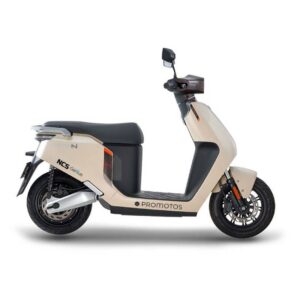 scooter electrique lvneng ncs genuis beige et marron