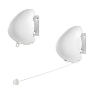 sechoir mural leifheit rollfix single longline blanc