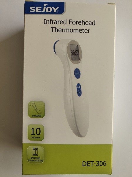 THERMOMETRE SEJOY THERMOSCAN DET306 1 sejoy infrared forehead thermometer det
