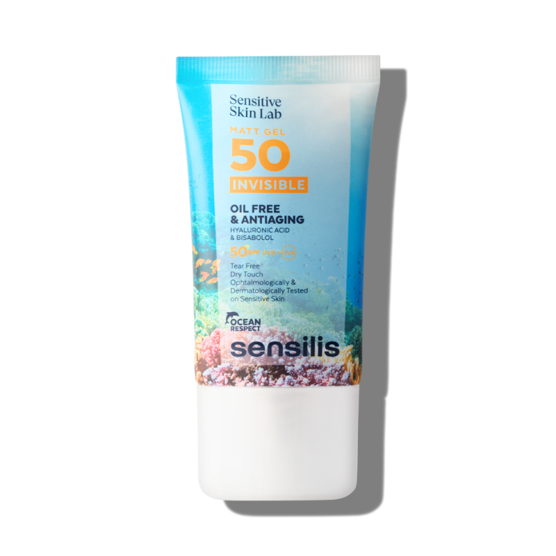 SENSILIS GEL MAT INVISIBLE OIL FREE ANTI AGE SPF50+ 40ML 1 sensilis gel mat invisible oil free anti age spf ml