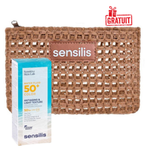 sensilis sensitive skin water fluid teinte spf mlsensilis trousse offert