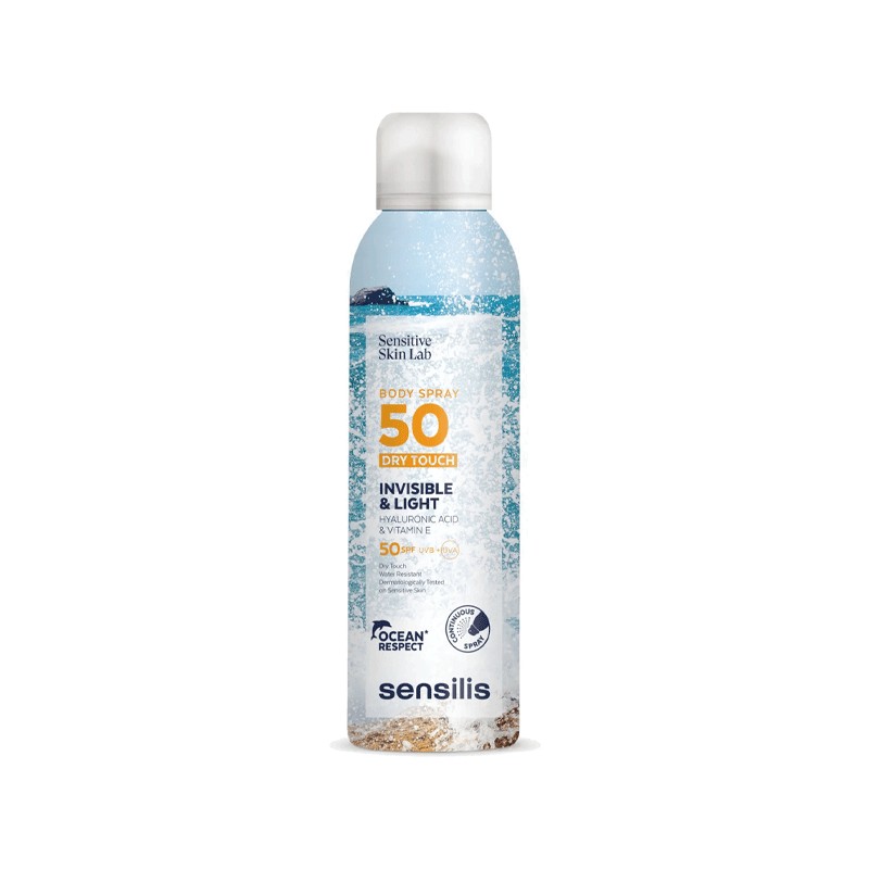 SENSILIS SUN SECRET BODY SPRAY TOUCHER SEC SPF50+ 200ML 1 sensilis sun secret body spray toucher sec spf ml