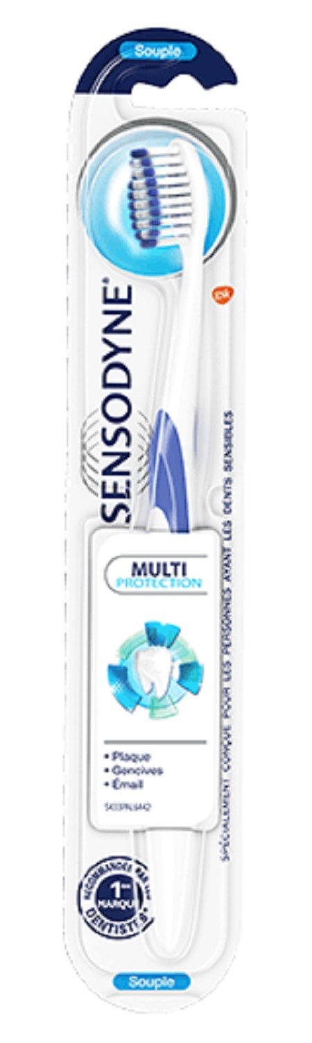 SENSODYNE BROSSE A DENTS MULTI-PROTECTION SOUPLE 1 sensodyne brosses a dents multi protection