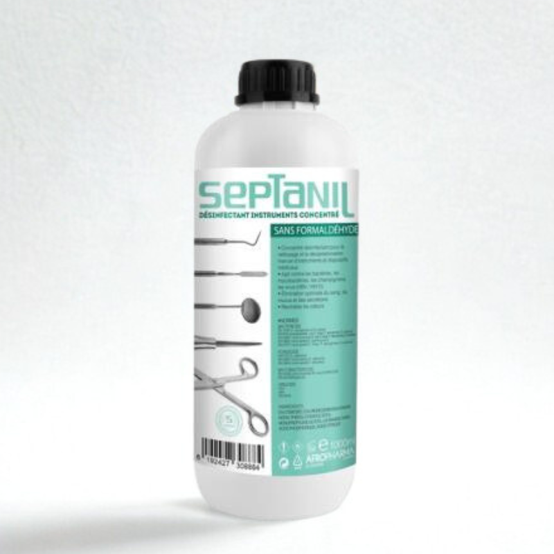SEPTANIL DESINFECTANT INSTRUMENT MEDICAL 0.5% ULTRA CONCENTRÉ 1L 1 septanil desinfectant instrument medical ultra concentre l