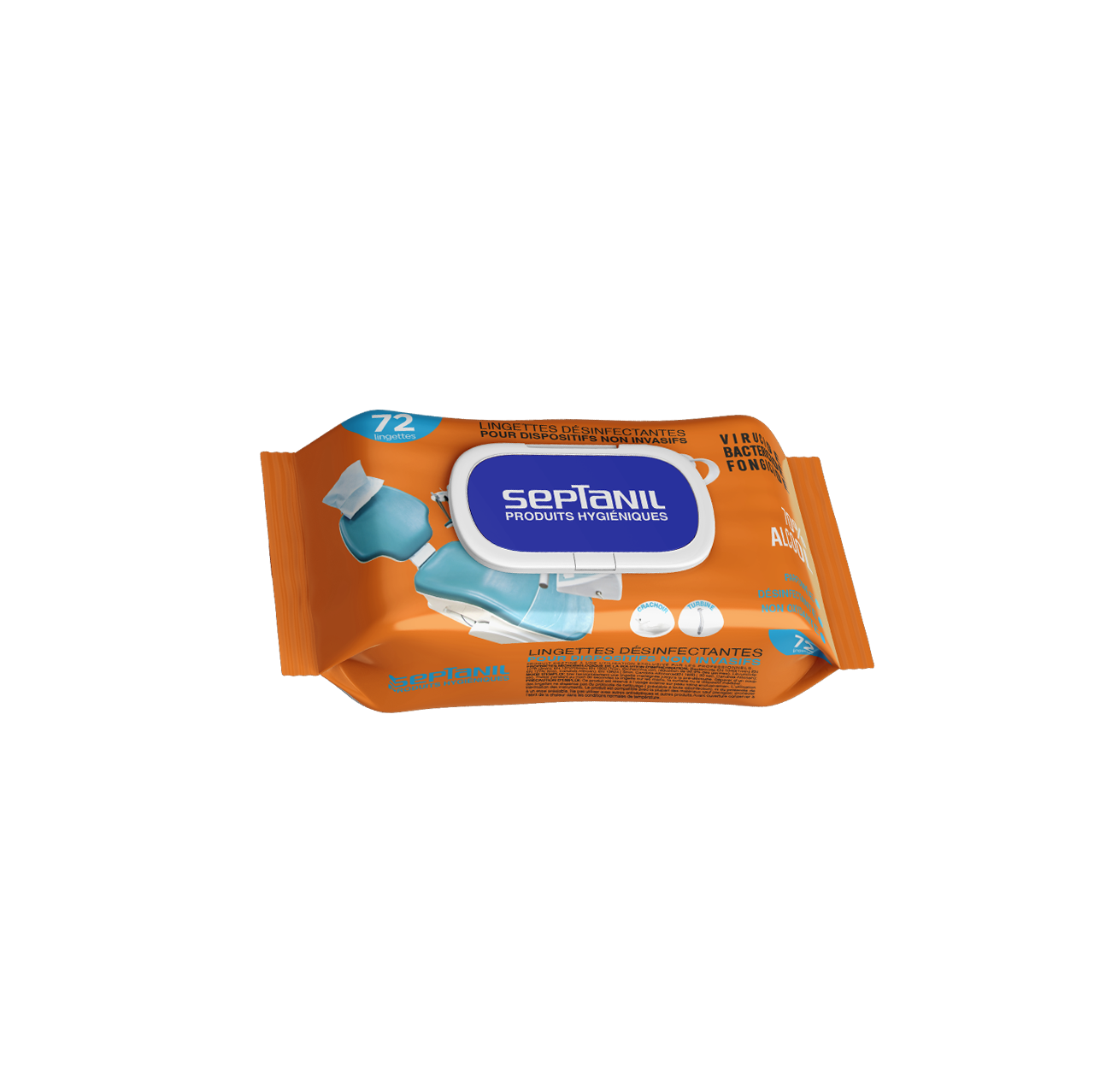 SEPTANIL LINGETTES DESINFECTANTES MEDECIN 72 PIECES 1 septanil lingettes desinfectantes medecin pieces