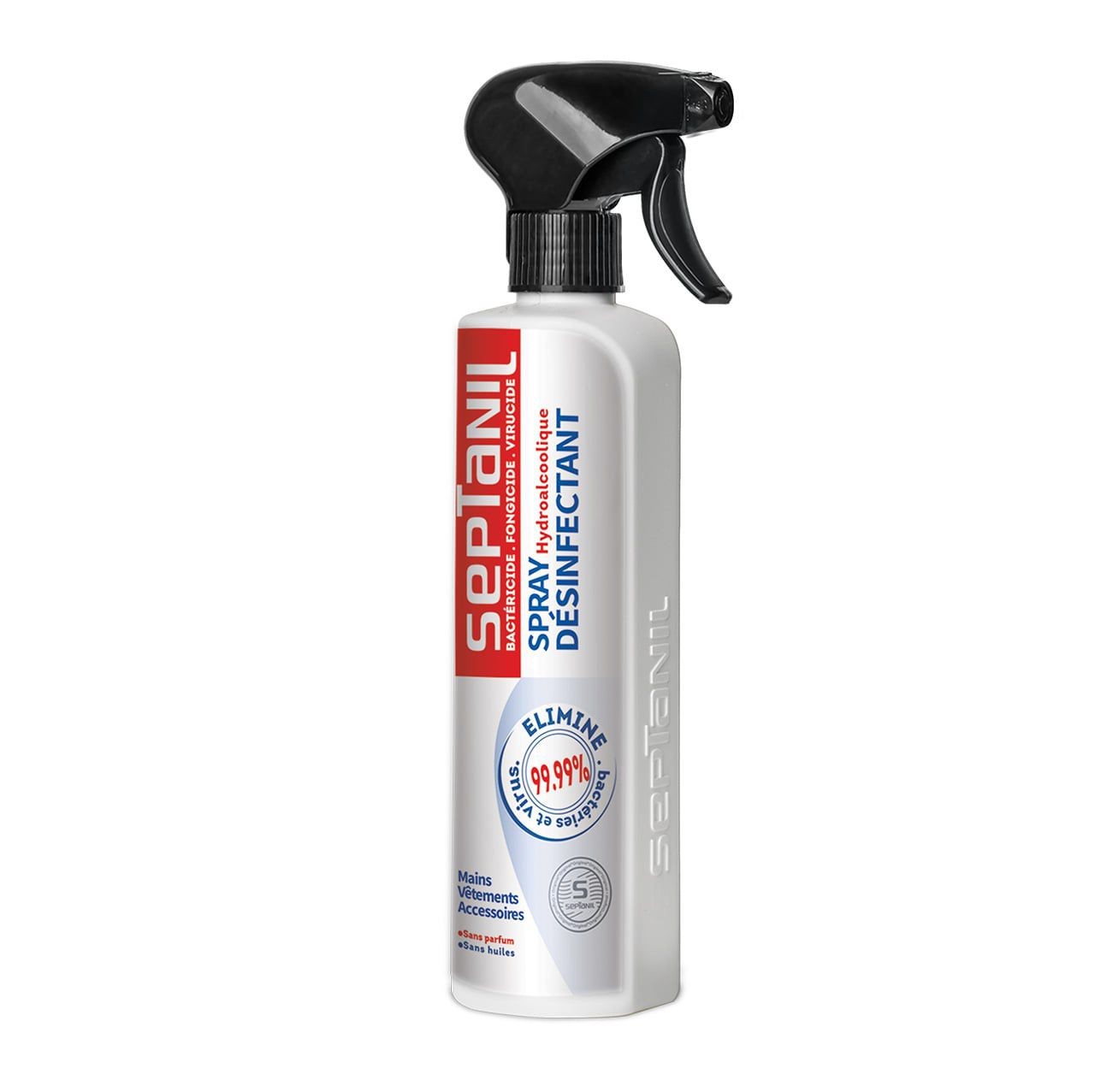 SEPTANIL SPRAY HYDROALCOOLIQUE DESINFECTANT 500ML 1 septanil spray hydroalcoolique desinfectant ml