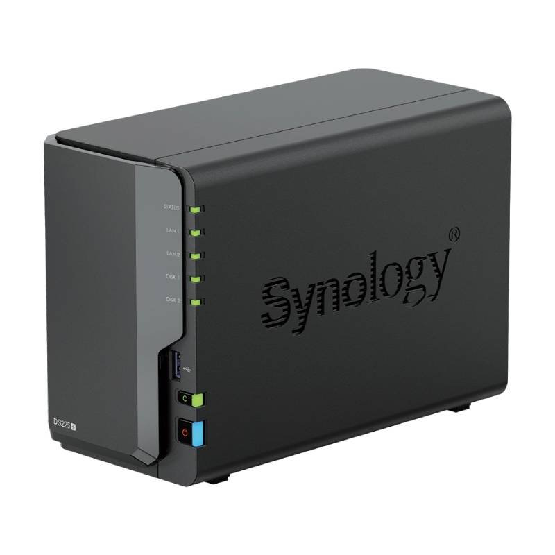Serveur De Stockage SYNOLOGY NAS DS225 DiskStation - Noir 2 serveur de stockage synology nas ds diskstation noir