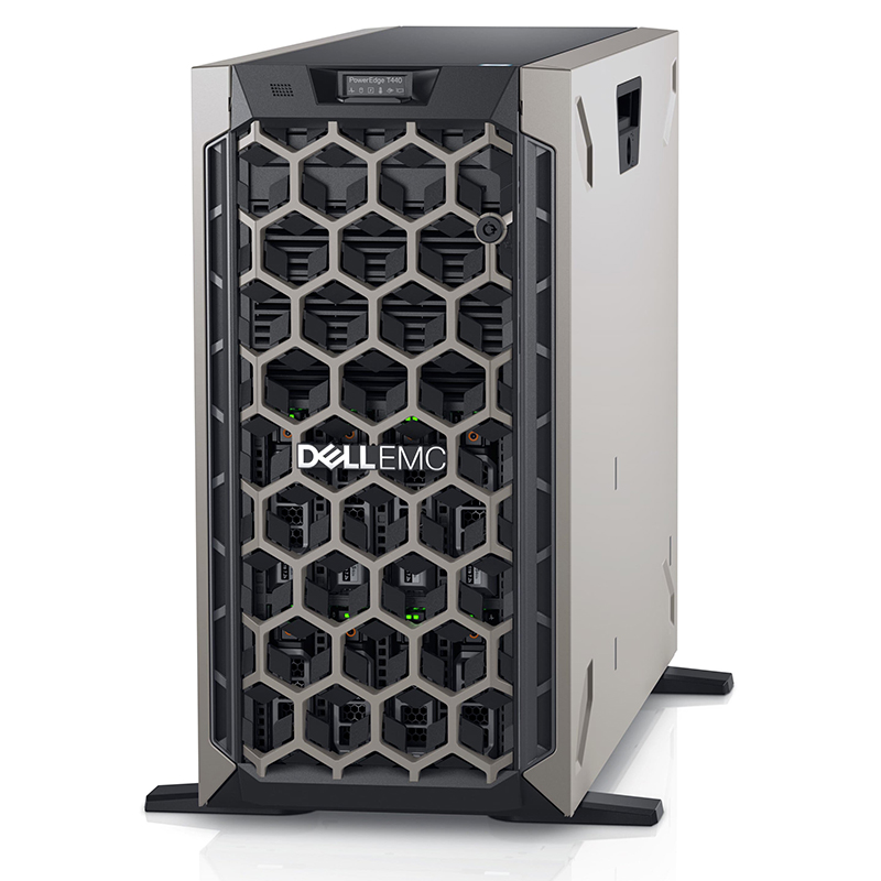 Serveur DELL PowerEdge T440 Xeon Silver 4210R 32Go 2 x 600Go 1 serveur dell poweredge t xeon silver r go x go