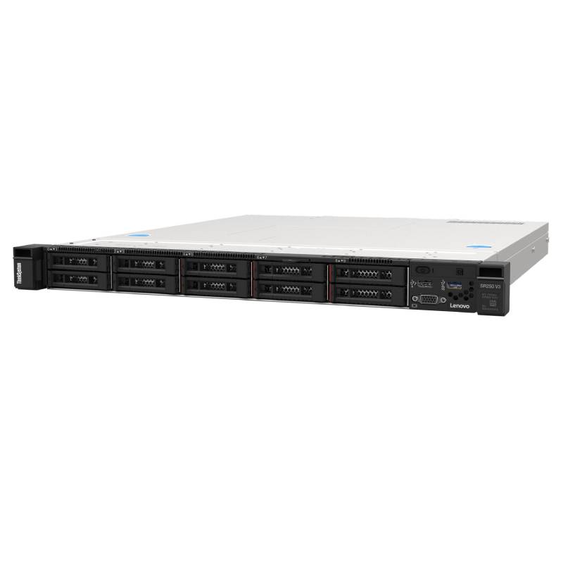 Serveur LENOVO ThinkSystem SR250 V3 Xeon E-2434 16Go 2x480Go SSD 1 serveur lenovo thinksystem sr v xeon e go xgo ssd