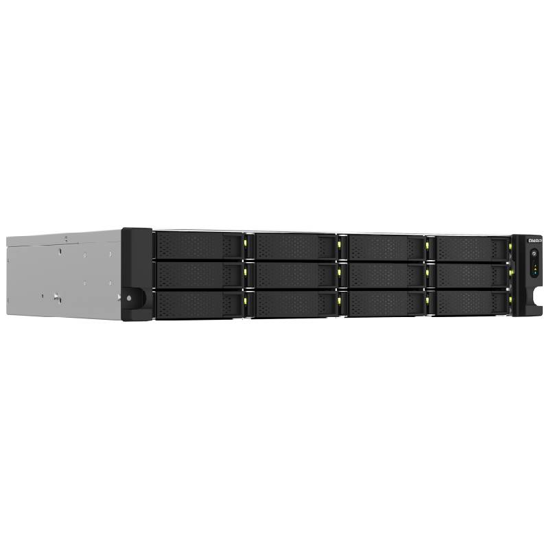 Serveur NAS QNAP TS-1264U-RP 12 Baies 8 Go 3 serveur nas qnap ts u rp baies go