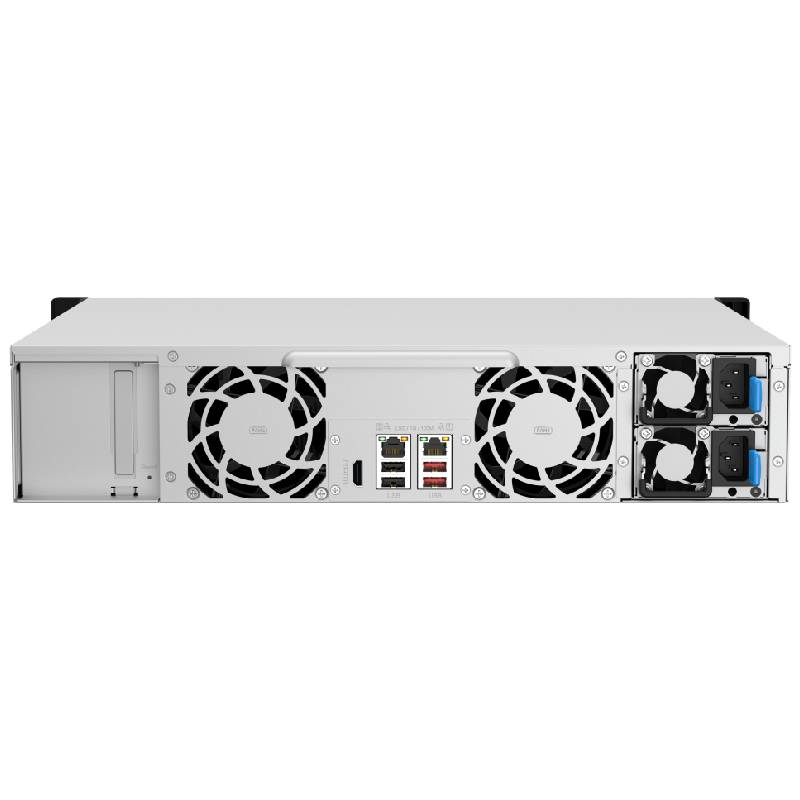 Serveur NAS QNAP TS-1264U-RP 12 Baies 8 Go 4 serveur nas qnap ts u rp baies go