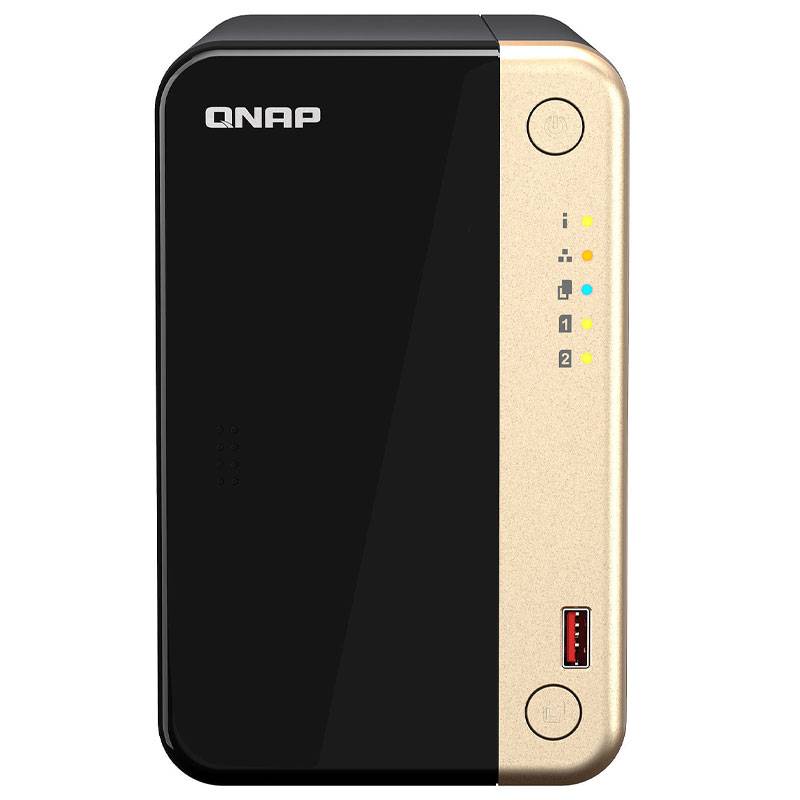 Serveur NAS QNAP TS-264-8G 2 Baies Tour 1 serveur nas qnap ts g baies