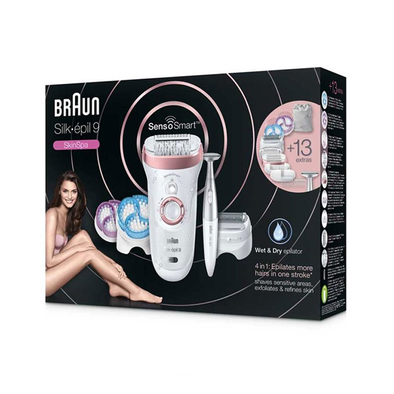 Épilateur BRAUN SES9-980 série 9 wet & dry – Blanc 2 ses