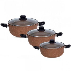 set de faitouts el gusto by cook art cm cm cm bronze