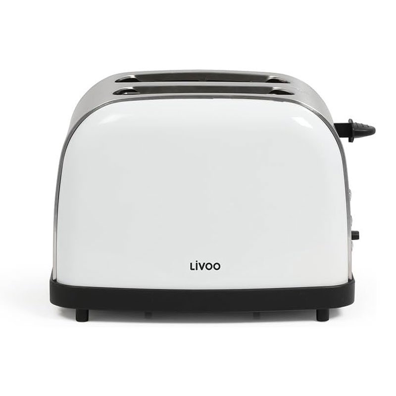 Set Petit Dejeuner Vintag LIVOO Bouilloire Et Grille-pains - Blanc 4 set petit dejeuner vintag livoo bouilloire et grille pains blanc