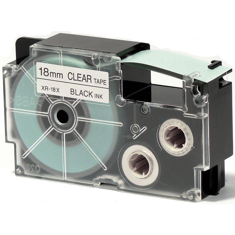 Cassette à Ruban CASIO XR-18X1 - 18 mm 1 sgvds