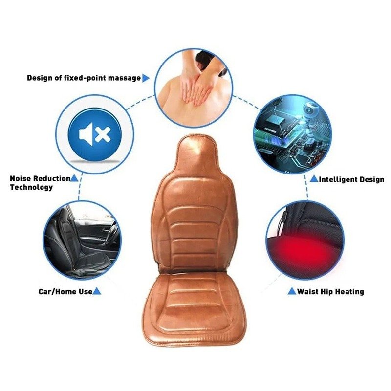 Siège De Massage MultiFonction SM2-4 - Marron 4 siege de massage multifonction sm marron