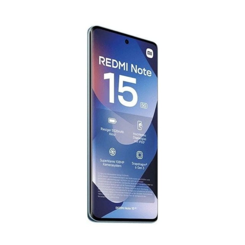 Smartphone Xiaomi Redmi Note 15 5G 6Go 128Go -Couleur Glacier Blue 4 smartphone xiaomi redmi note g go go glacier blue