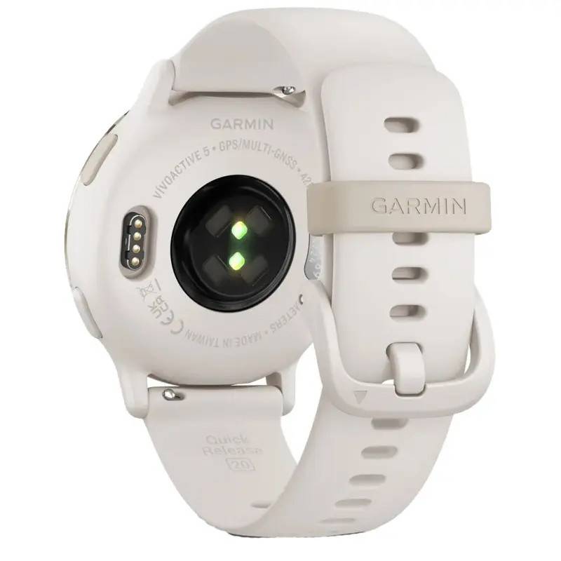 Montre Connectée Garmin Vivoactive 5 Gold AMOLED GPS - IVOIRE 3 smartwatch garmin vivoactive avec suivi sant ivoire r