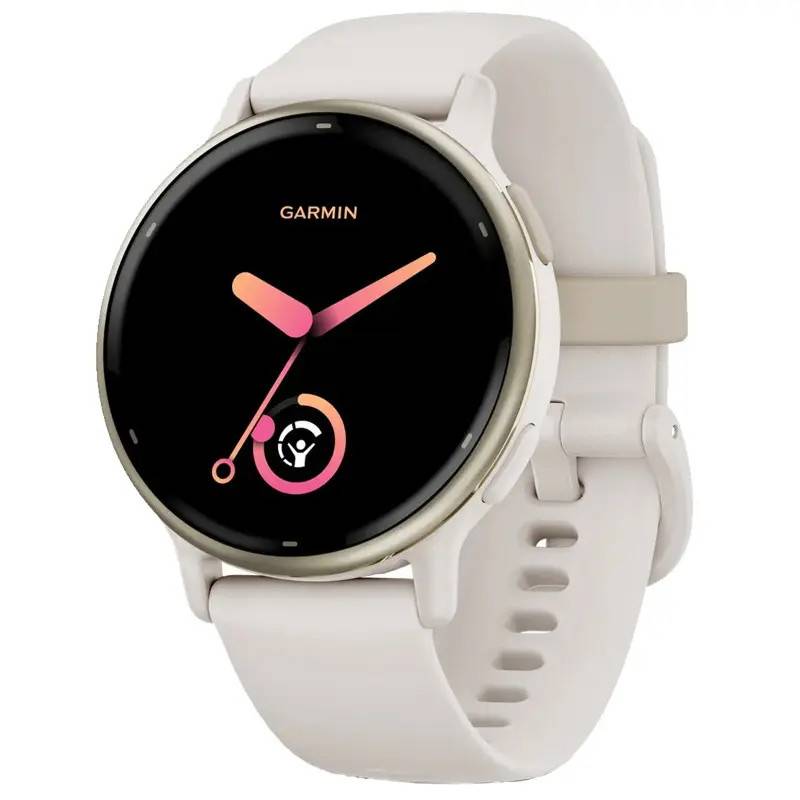 Montre Connectée Garmin Vivoactive 5 Gold AMOLED GPS - IVOIRE 1 smartwatch garmin vivoactive avec suivi sant ivoire u