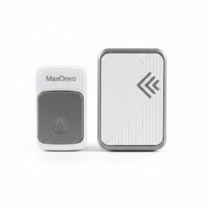 sonnette maxonvo sans fil wireless doorbell blanc a