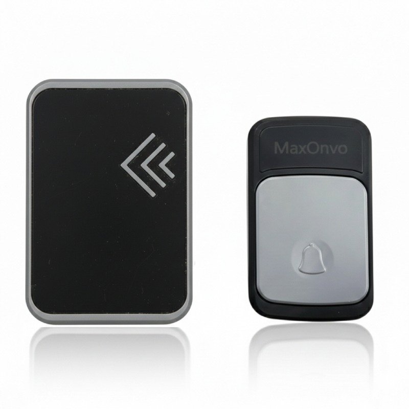 Sonnette MAXONVO Sans Fil Doorbell technologie RF - Noir 2 sonnette maxonvo sans fil wireless doorbell noir