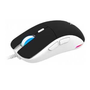 souris filaire et sans fil gamer aqirys tga rgb blanc noir