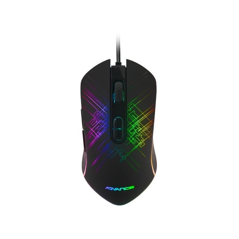 Souris Filaire Gamer ADVANCE GTA230 RGB - Noir 1 souris filaire gamer advance gta rgb noir b