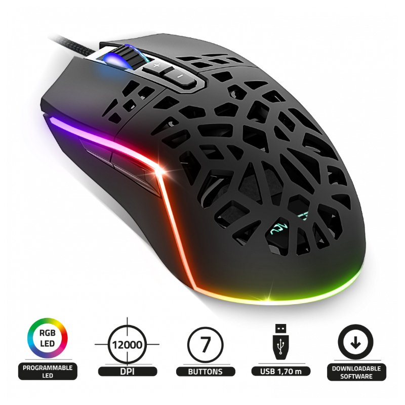Souris Filaire Gamer ADVANCE GTA270 RGB - Noir ( S-GTA270) 3 souris filaire gamer advance gta rgb noir s gta