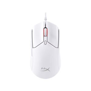 souris filaire gamer hyperx pulsefire haste blanc