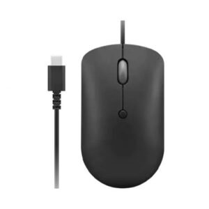souris filaire lenovo compacte usb c noir
