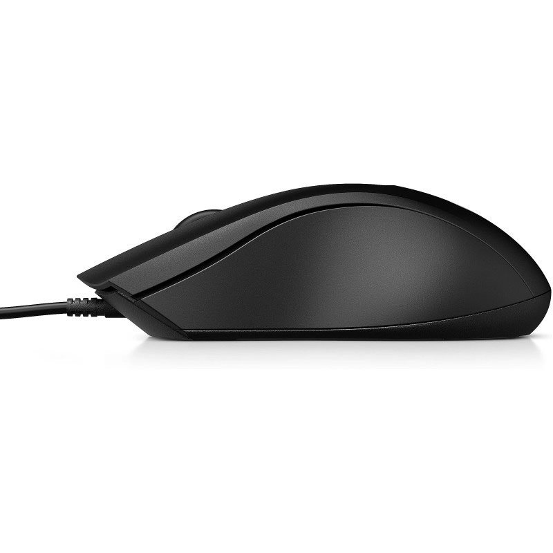 Souris Filaire Optique HP 100 USB - Noir (6VY96AA) 3 souris filaire optique hp usb noir vyaa