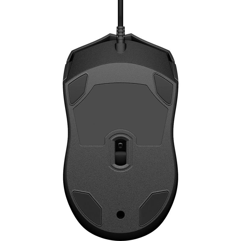 Souris Filaire Optique HP 100 USB - Noir (6VY96AA) 4 souris filaire optique hp usb noir vyaa