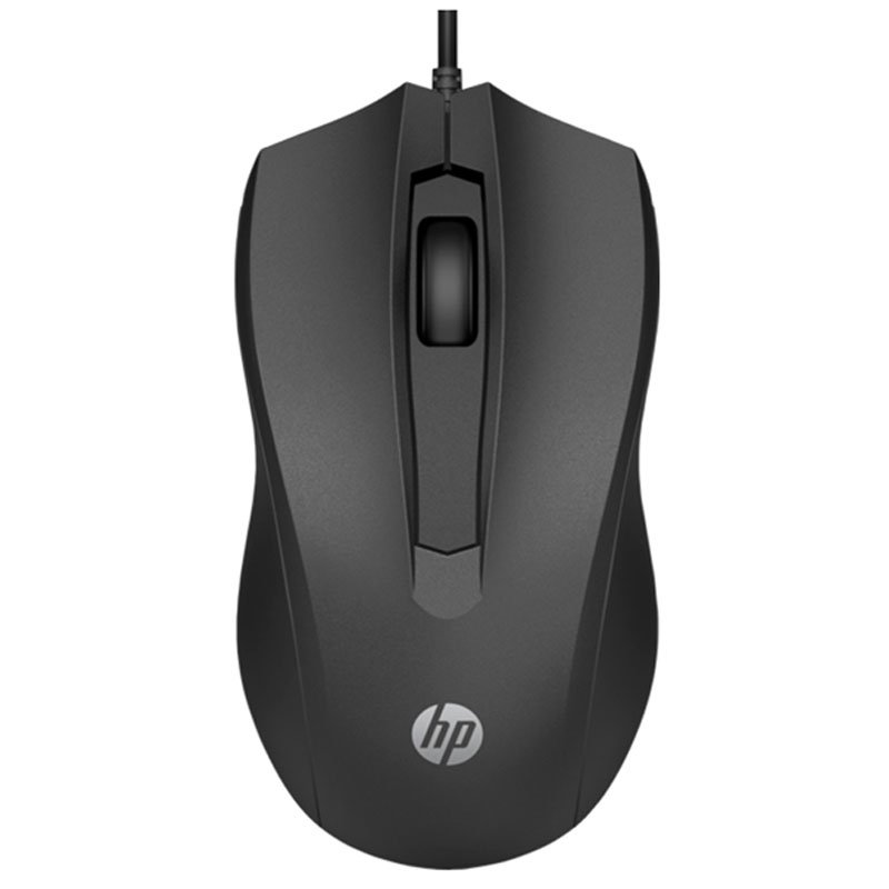 Souris Filaire Optique HP 100 USB - Noir (6VY96AA) 1 souris filaire optique hp usb noir vyaa