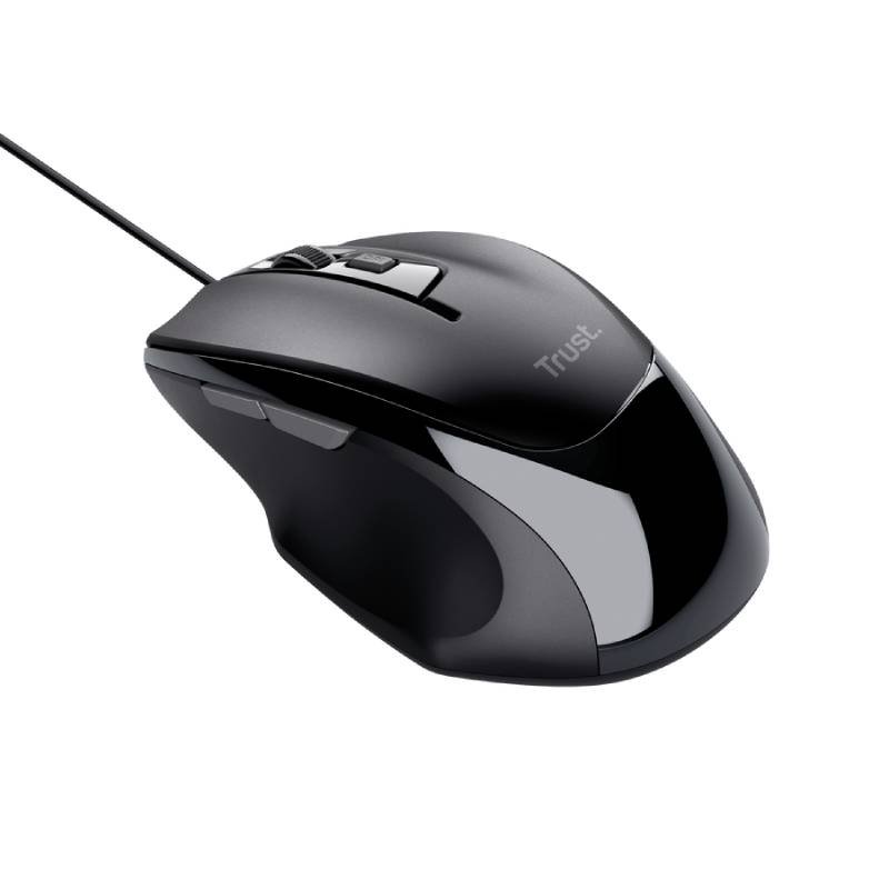 Souris Filaire TRUST Voca Comfort - Noir 3 souris filaire trust voca comfort noir