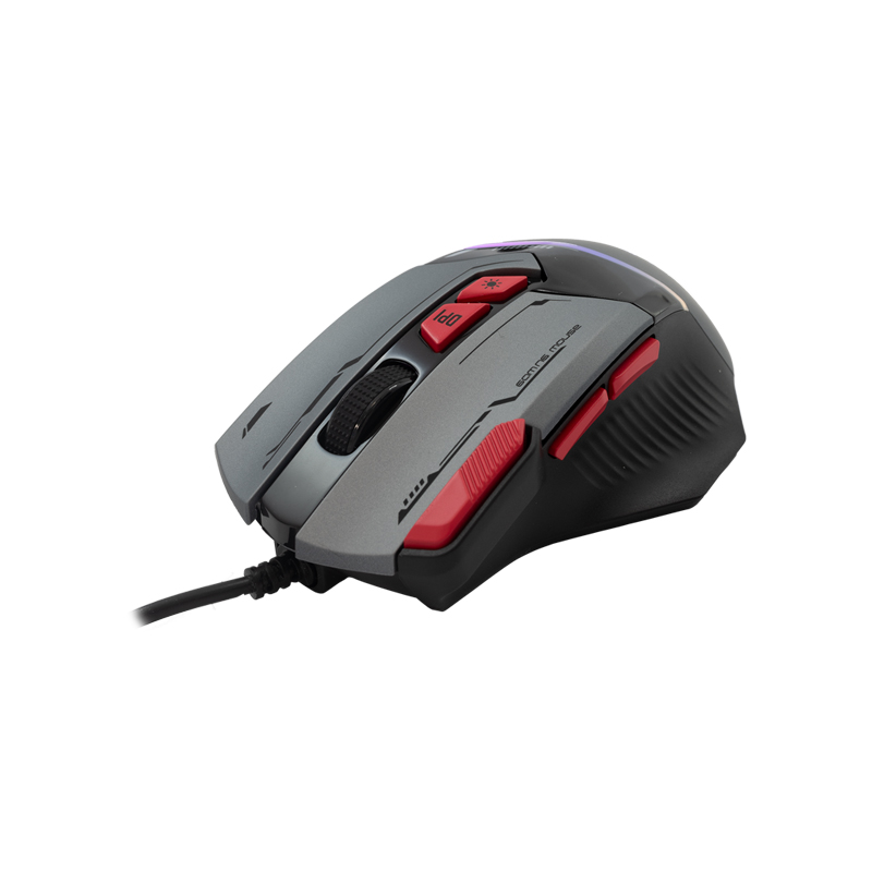 Souris Gamer Filaire BARACUDA MANTA BGM-047 - Gris 4 souris gamer filaire baracuda manta bgm gris