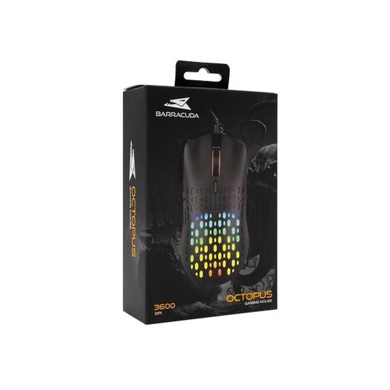 Souris Gamer Filaire BARACUDA OCTOPUS BGM-021 - Noir 4 souris gamer filaire baracuda octopus bgm noir k