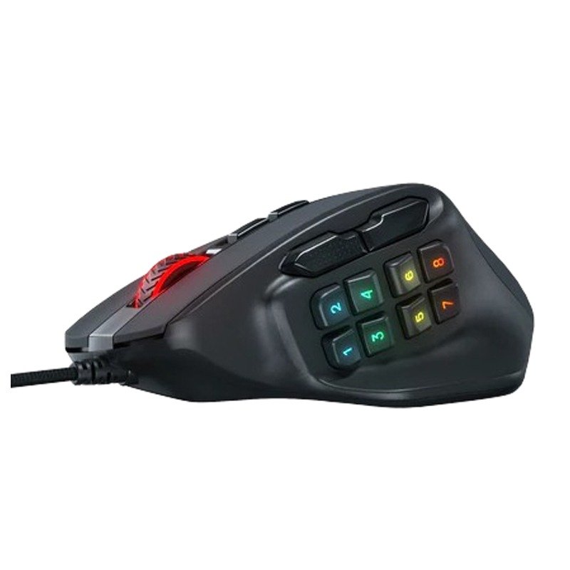Souris Gamer Filaire REDRAGON Aatrox MMO M811 RGB - Noir 3 souris gamer filaire redragon aatrox mmo m rgb noir