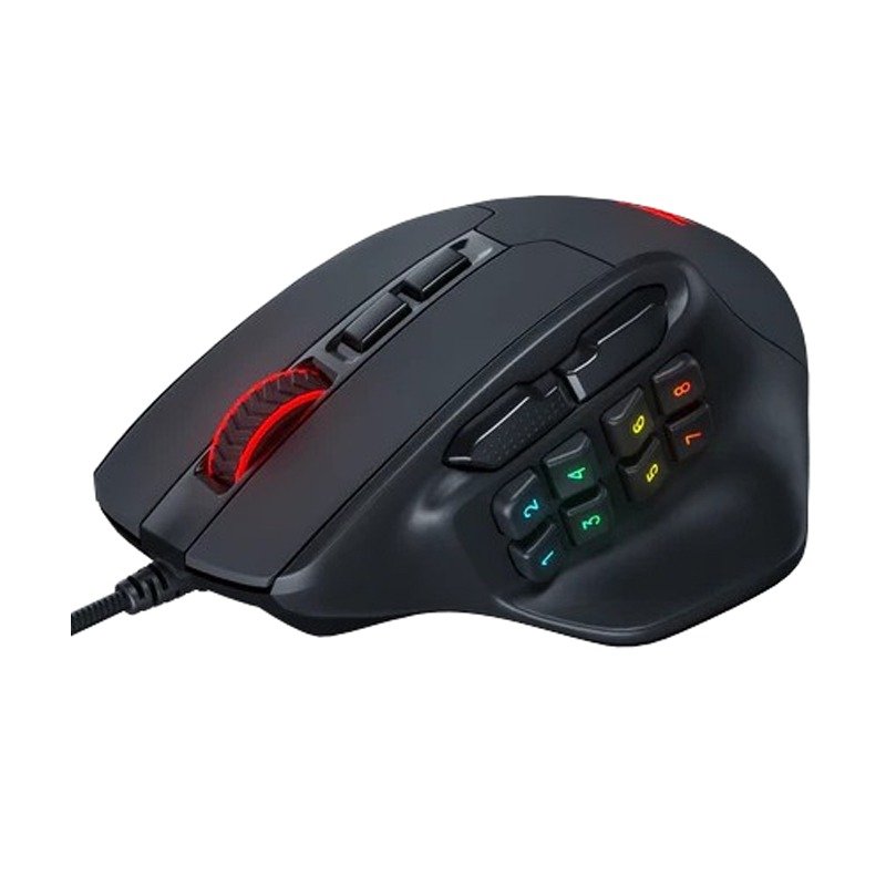 Souris Gamer Filaire REDRAGON Aatrox MMO M811 RGB - Noir 4 souris gamer filaire redragon aatrox mmo m rgb noir