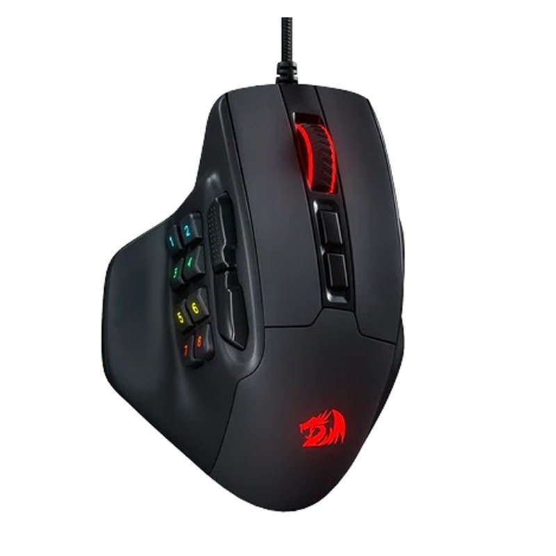Souris Gamer Filaire REDRAGON Aatrox MMO M811 RGB - Noir 1 souris gamer filaire redragon aatrox mmo m rgb noir