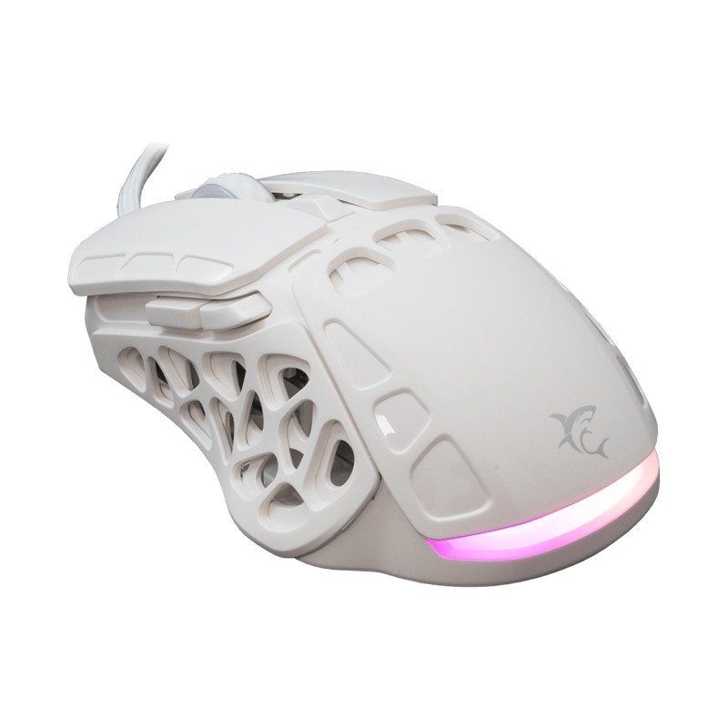 Souris Gamer Filaire WHITE SHARK ECTOR GM-5016 - Blanc 2 souris gamer filaire white shark ector gm blanc