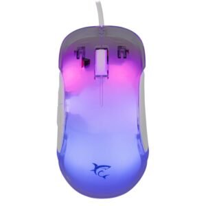 souris gamer filaire white shark mordred gm blanc y