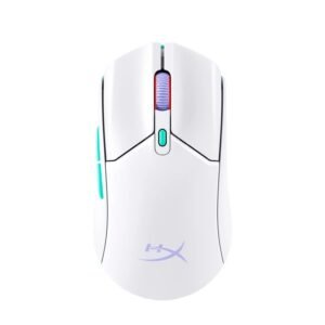 souris gamer sans fil hyperx pulsfire haste core blanc