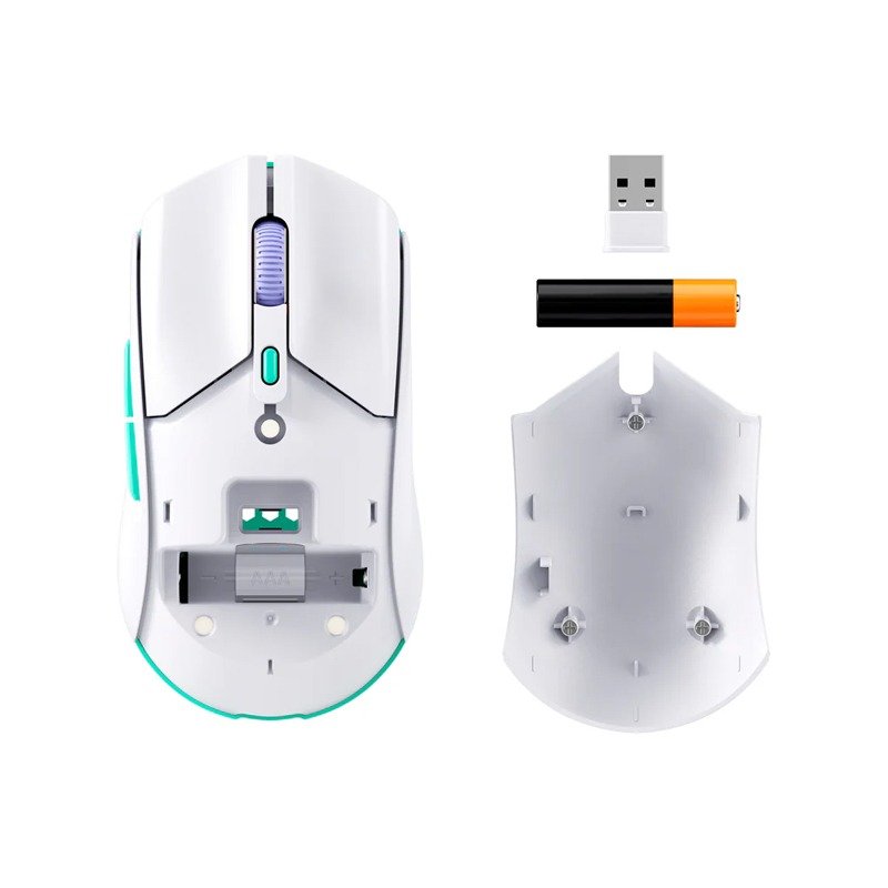 Souris Gamer Sans Fil HyperX PULSFIRE HASTE 2 CORE - Blanc 6 souris gamer sans fil hyperx pulsfire haste core blanc