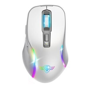 souris gamer sans fil spirit of gamer elite m rgb blanc