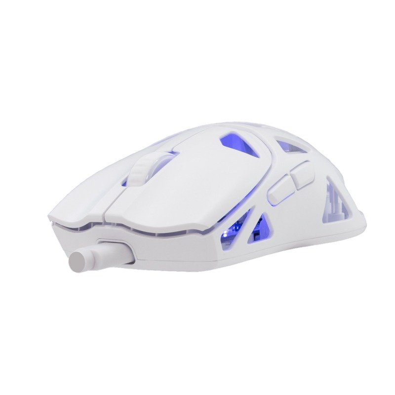 Souris Gamer Sans Fil WHITE SHARK DAGONET WGM-5019W - Blanc 3 souris gamer sans fil white shark dagonet wgm blanc n