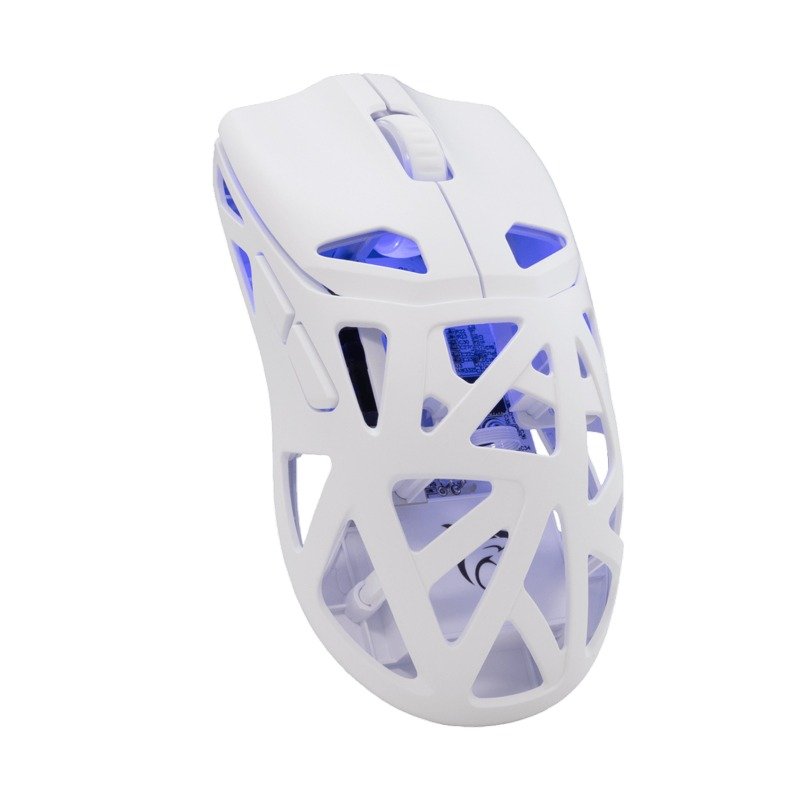 Souris Gamer Sans Fil WHITE SHARK DAGONET WGM-5019W - Blanc 2 souris gamer sans fil white shark dagonet wgm blanc x